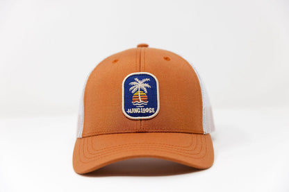 Palm Cap - Tangerine / Off White