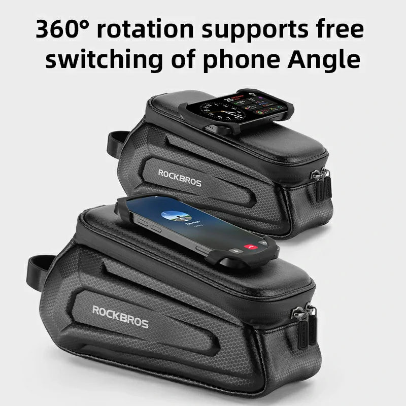 Top Tube Phone Holder Hardshell Bag