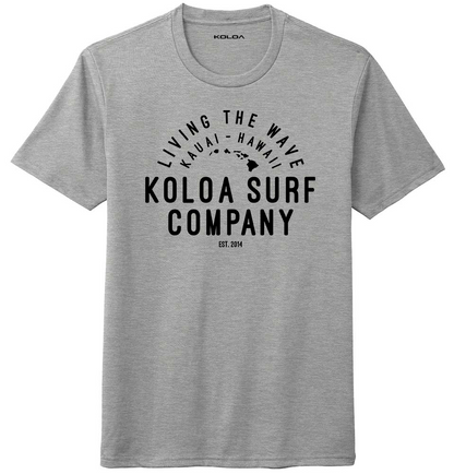 Koloa Simple Arch Comfort Tri-Blend T-Shirt