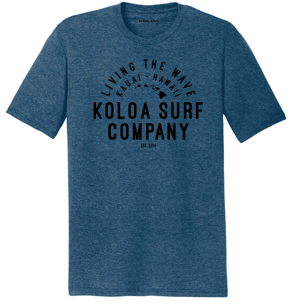 Koloa Simple Arch Comfort Tri-Blend T-Shirt