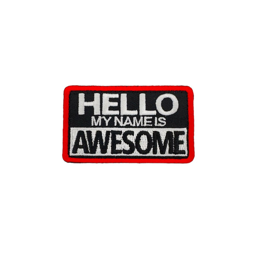 Hello My Name Is Awesome  Morale Patch