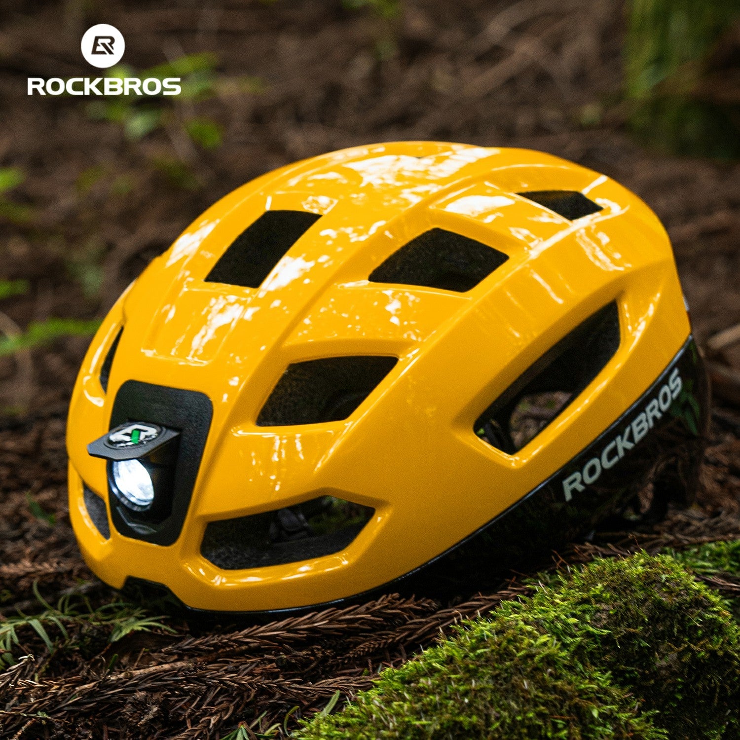 Steering Remote Smart Riding Helmet with Bike Headlight and Tail Light GlowGuard - Triathlete Store