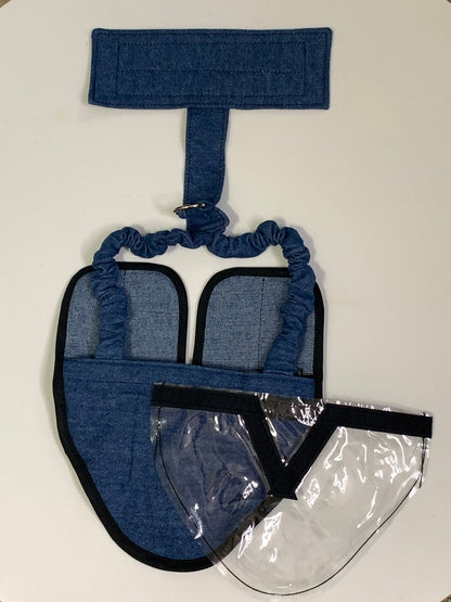 Hen Holster Bird Diaper/Harness (Hand-Made in USA) with Removable Vinyl Liner