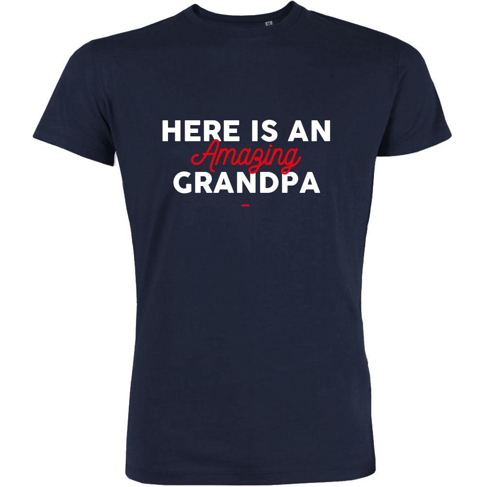 Here Is An Amazing Grandpa Men's Organic Tee