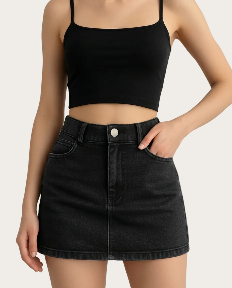 Rebel Denim Skirt