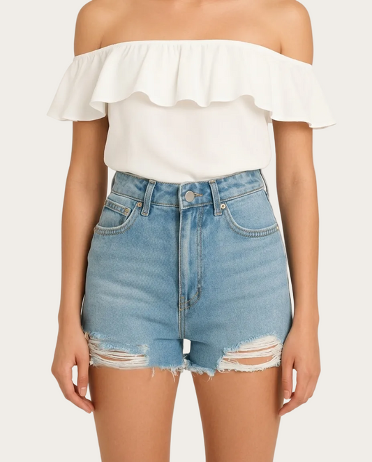 Leo Denim Shorts