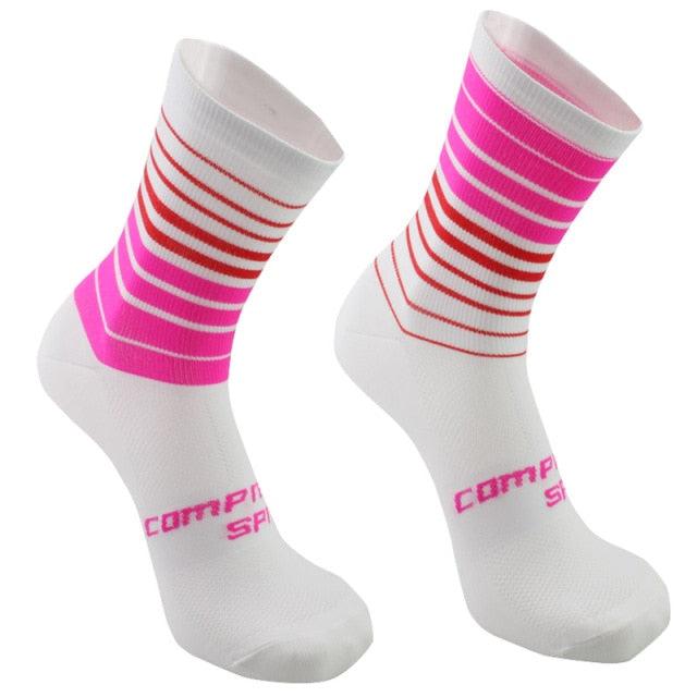 High quality Pro Team Cycling Socks Bike Socks Breathable Road Bicycle Socks Outdoor Sports Racing Socks For Men And Women