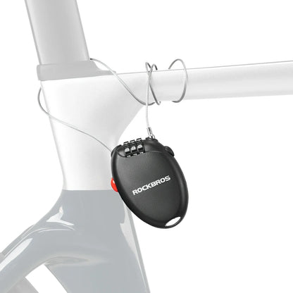 High Security Helmet Lock 60cm Steel Cable Combination Bike Lock