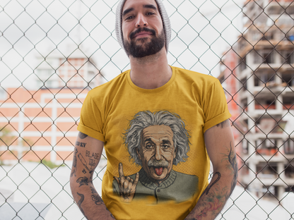 Rock On Einstein Graphic T-Shirt