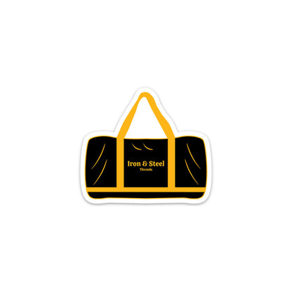 Iron+Steel Hockey Bag Sticker