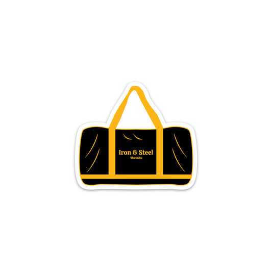 Iron+Steel Hockey Bag Sticker