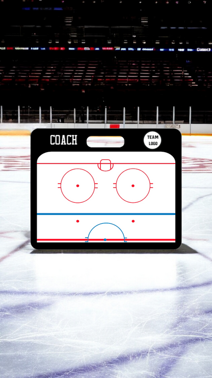 Custom Ice Hockey Magnetic Coaching Board 22x17.5" (56x45cm)