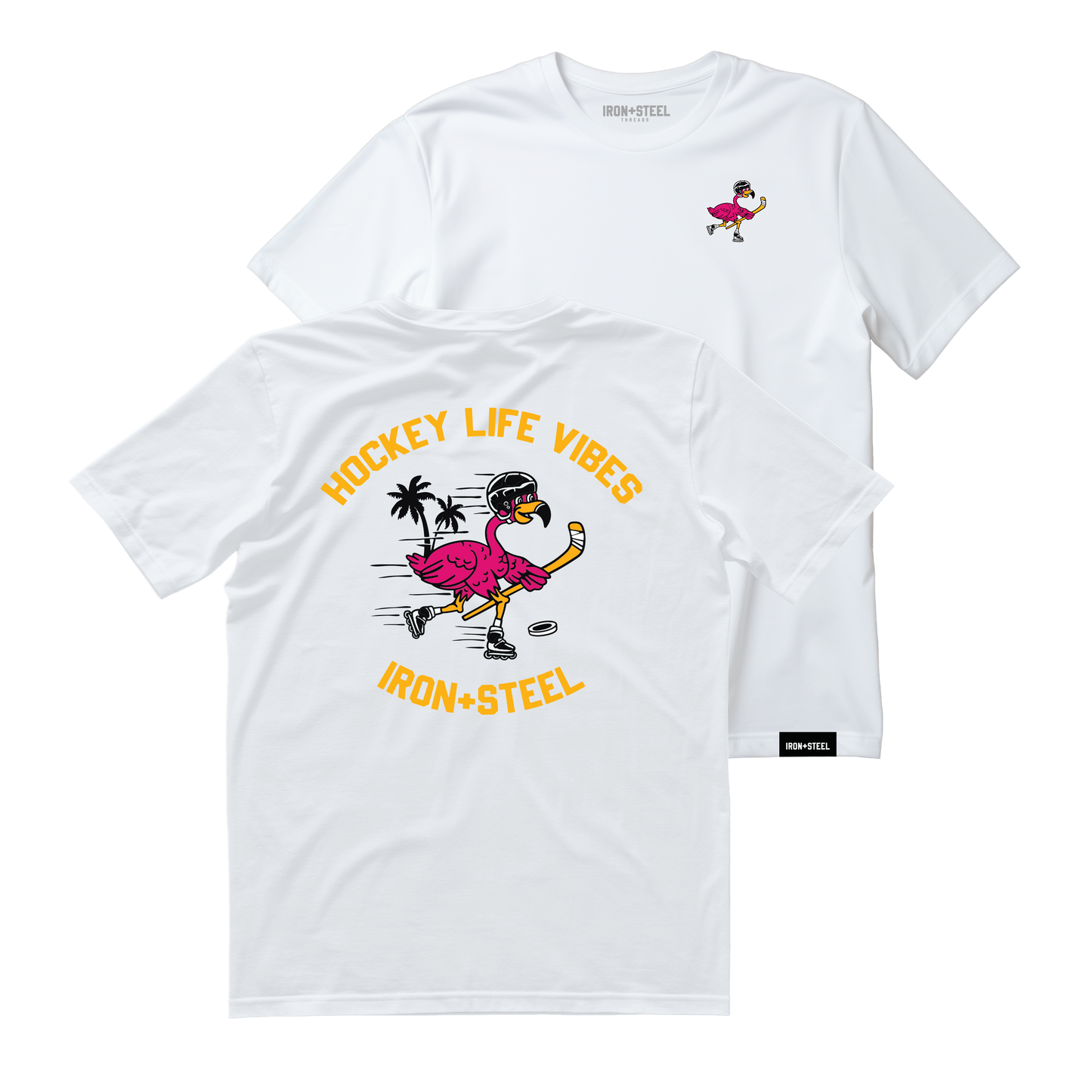 Inline Hockey Vibes Flamingo T-Shirt