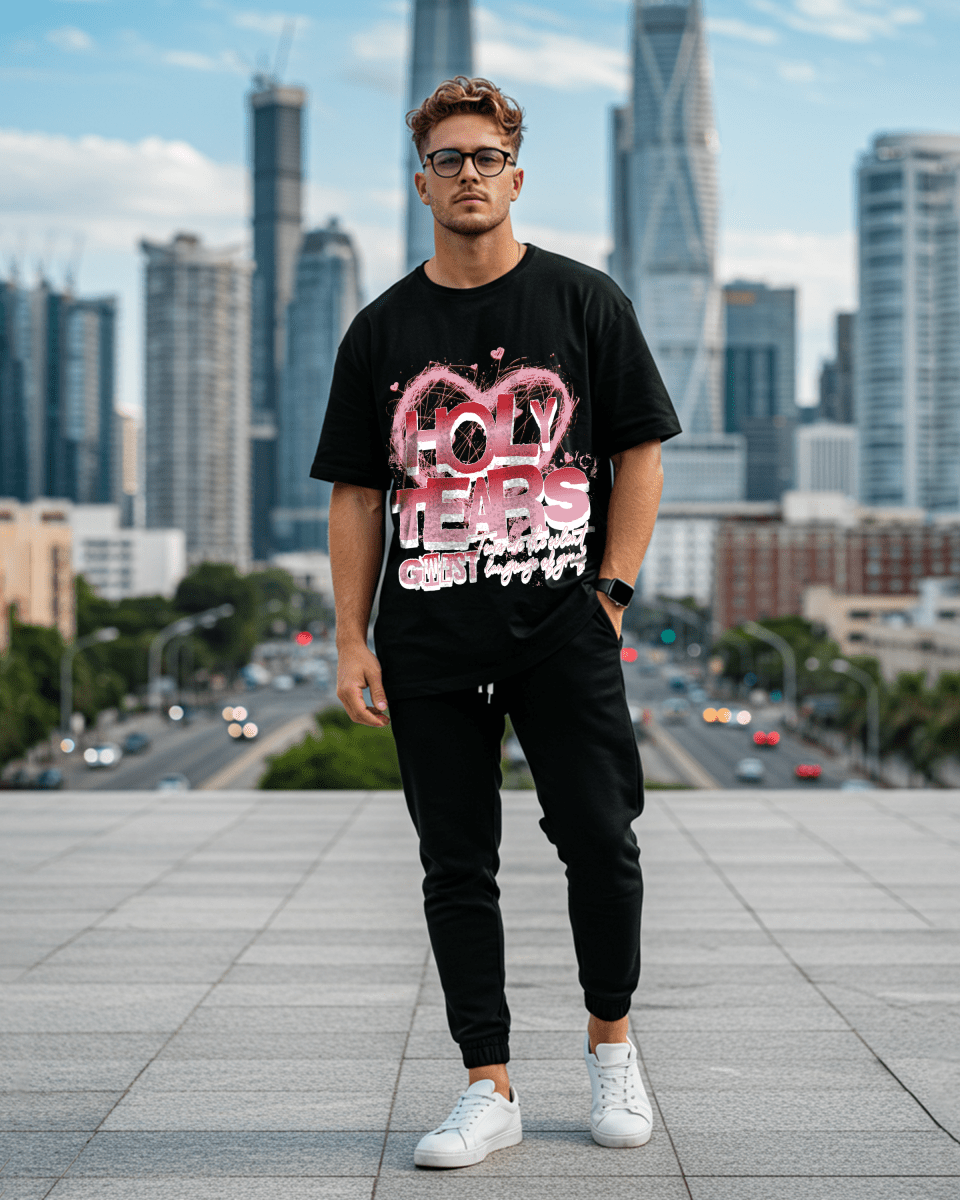 G West Holy Tears Oversized Men's T-Shirt