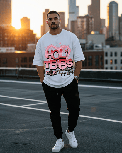G West Holy Tears Oversized Men's T-Shirt