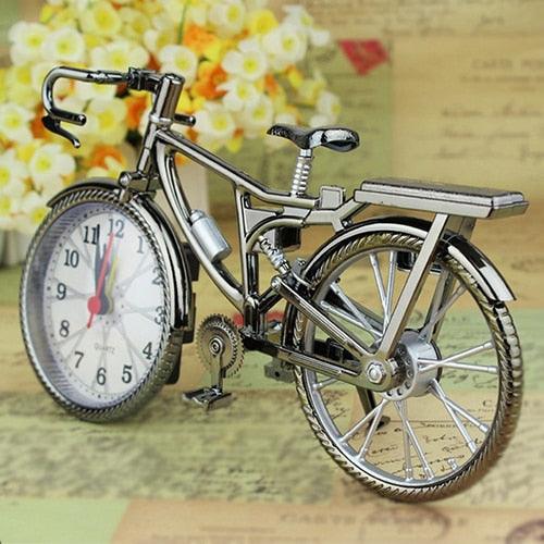 Home Garden New Vintage Arabic Numeral Bicycle Shape Numeral Bicycle Shape Creative Table Alarm Clock Home Decor Room Desktop Decoration Crafts Creative Table Alarm Clock Home Room Desktop Decoration Crafts