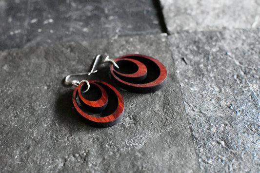 Wooden Hoop Earrings – Lightweight & Natural