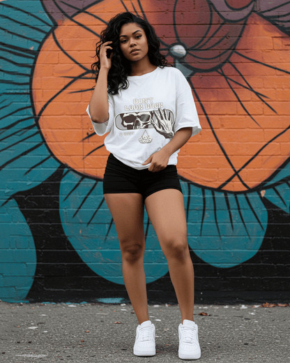 G West Horror Rearview Oversized Women's T-Shirt