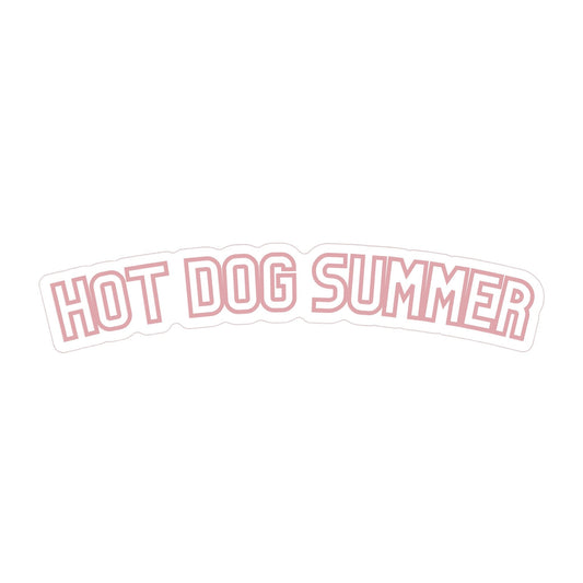 Hot Dog Summer Sticker