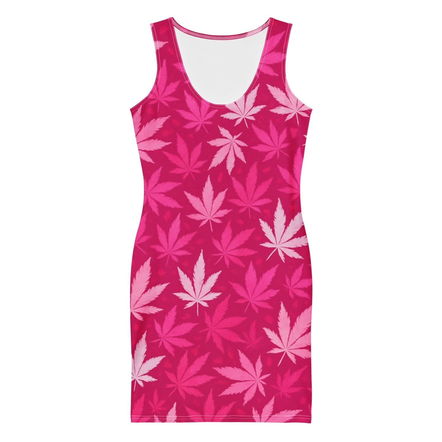 HOT Pink Camo 420 Bodycon dress