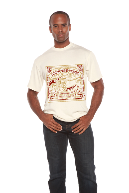 Hot Rod Men's Bamboo Viscose/Organic Cotton Short Sleeve Graphic T-Shirt
