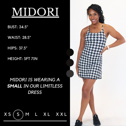 Limitless Dress | Checkmate Houndstooth