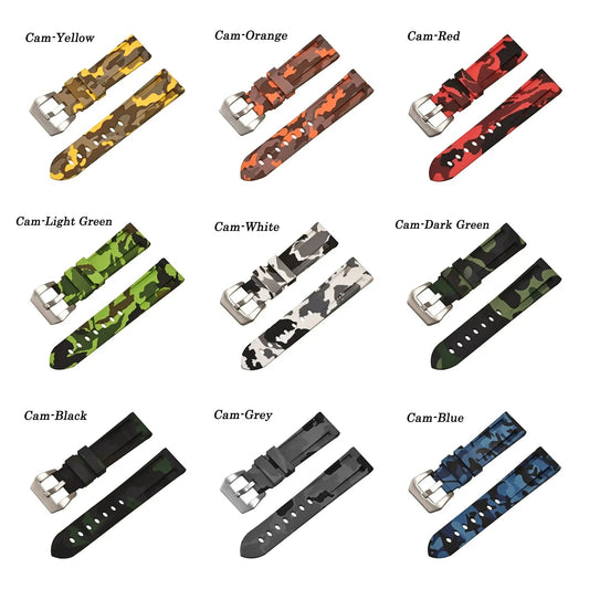 Huawei Watch & Watch GT Camouflage Silicone Buckle Band