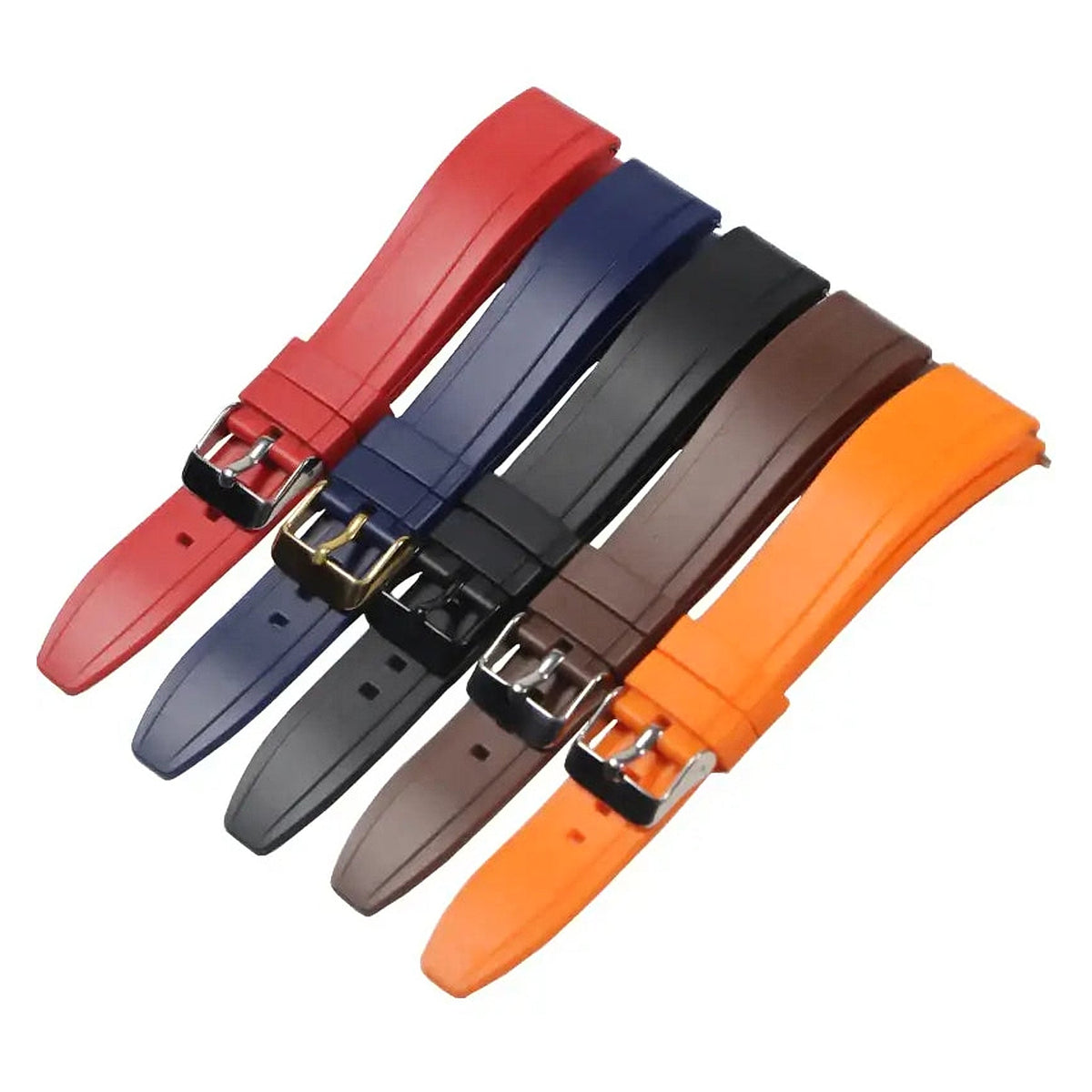 Huawei Watch & Watch GT Raised-Center Silicone Buckle Band