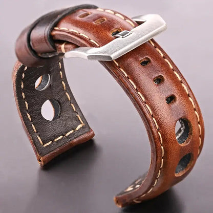 Huawei Watch & Watch GT Three-Hole Leather Rally Band