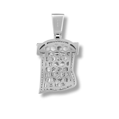 Moissanite Jesus Head Piece Pendant 925 Sterling Silver