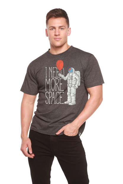 I need more space Men's Bamboo Viscose/Organic Cotton Short Sleeve Graphic T-Shirt