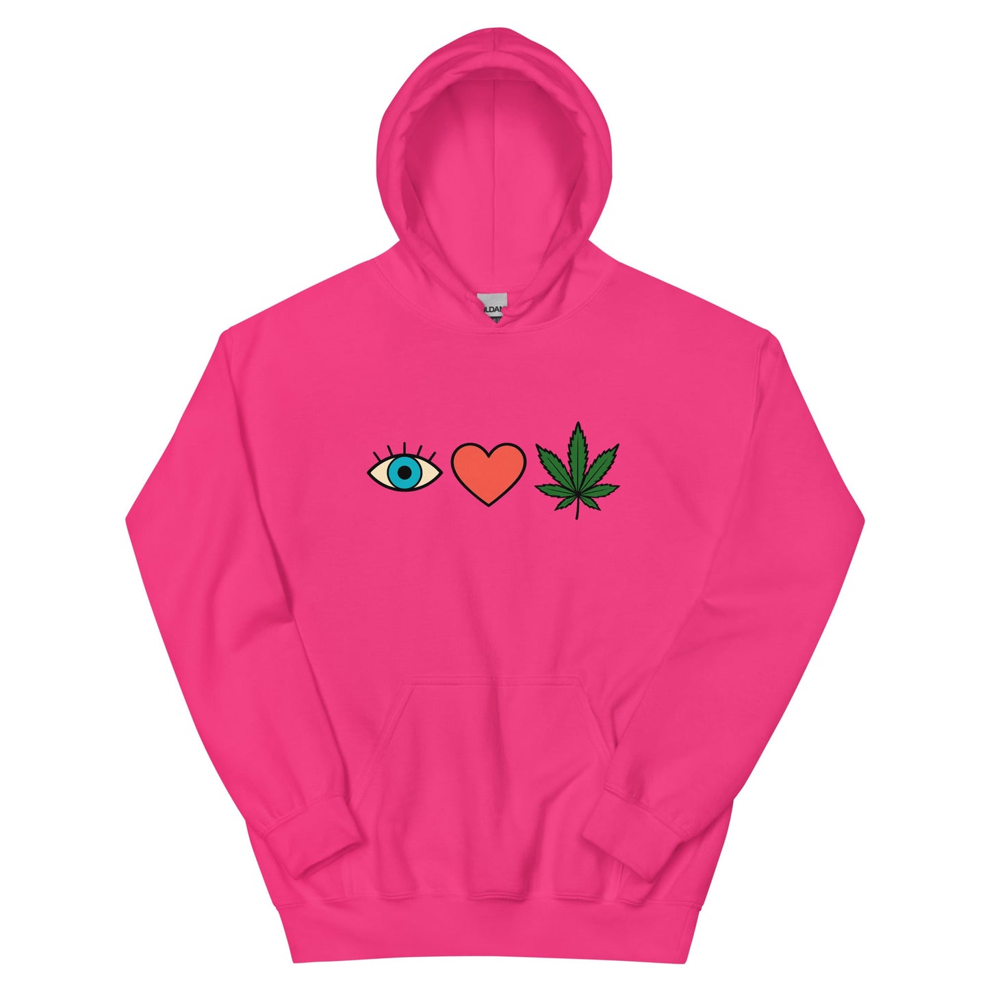 I ❤️ Weed! Unisex Hoodie