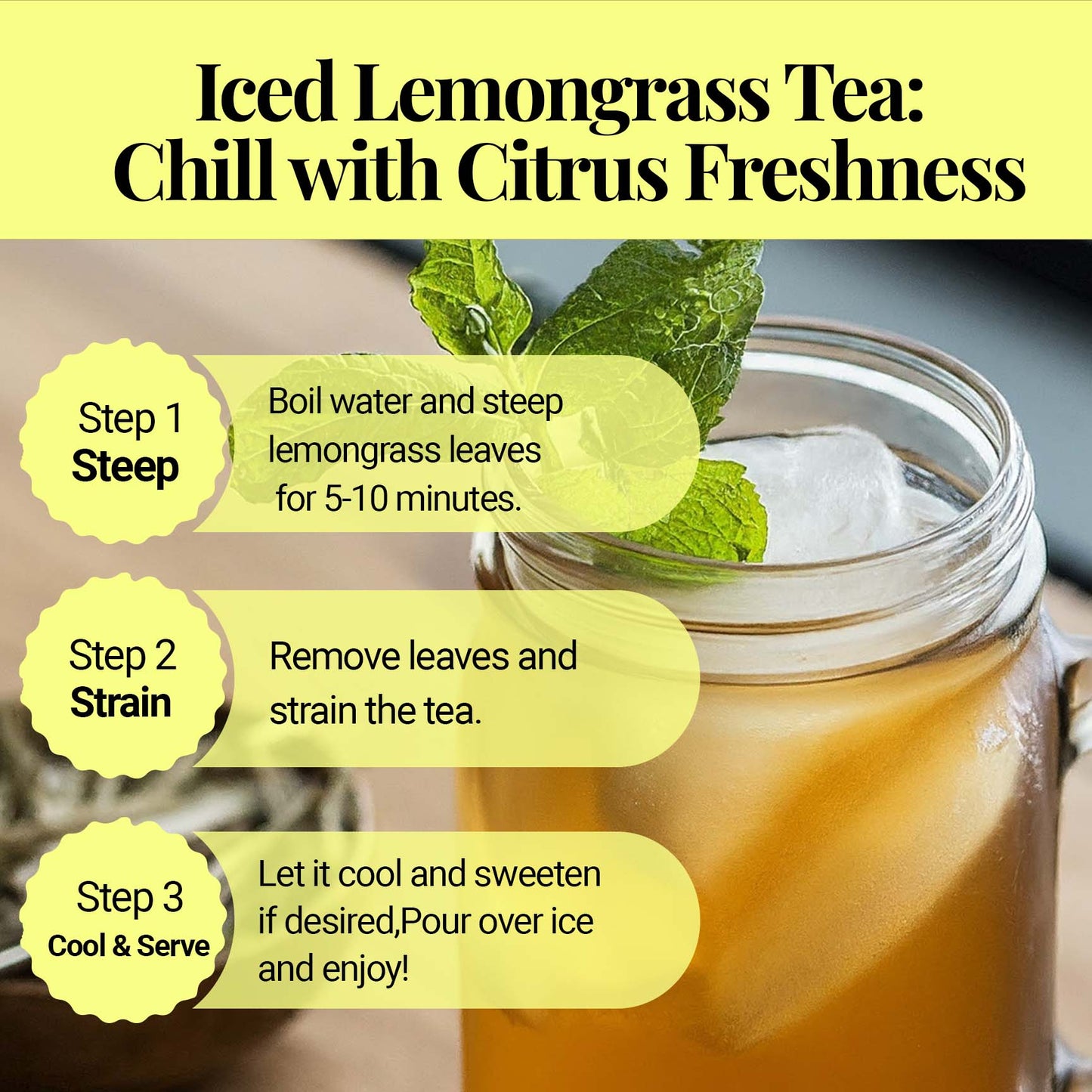 Akshit Dried Lemongrass Leaves | Dried  Lemongrass Tea | Loose Leaf Tea | Te De Limon | Lemon Grass Leaves| 2.6 oz I limón  césped I Citronnelle Bio Akshit