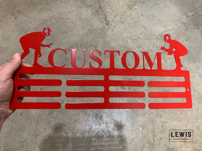 Custom Wrestling Medal Hanger | Personalized Award Display
