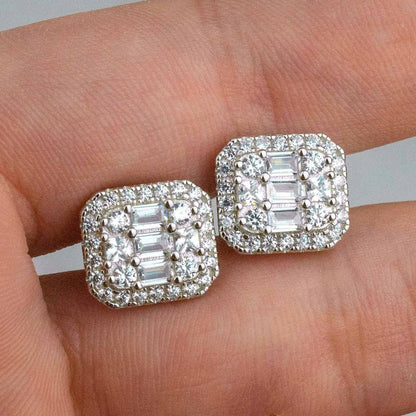 Baguette Stud Earrings