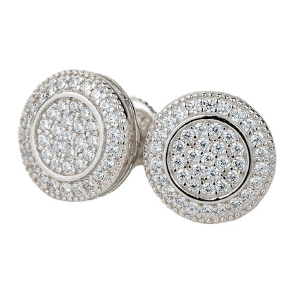 Round Stud Earrings