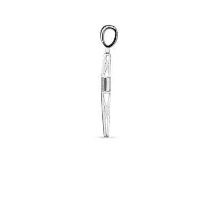 Moissanite 1.8 TCW Cross Religious Pendant 925 Sterling Silver