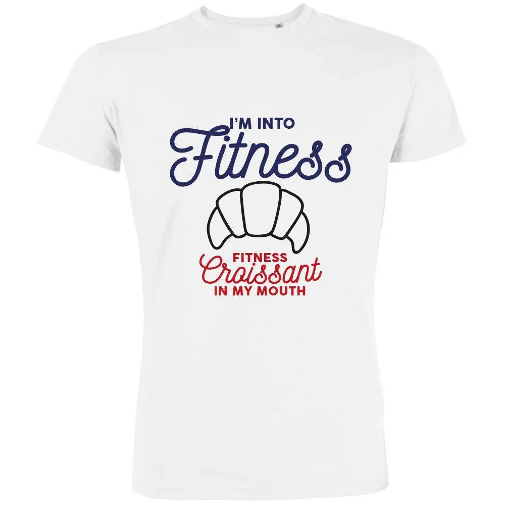 I'm Into Fitness Fitness Croissant In My Mouth Men's Organic Tee