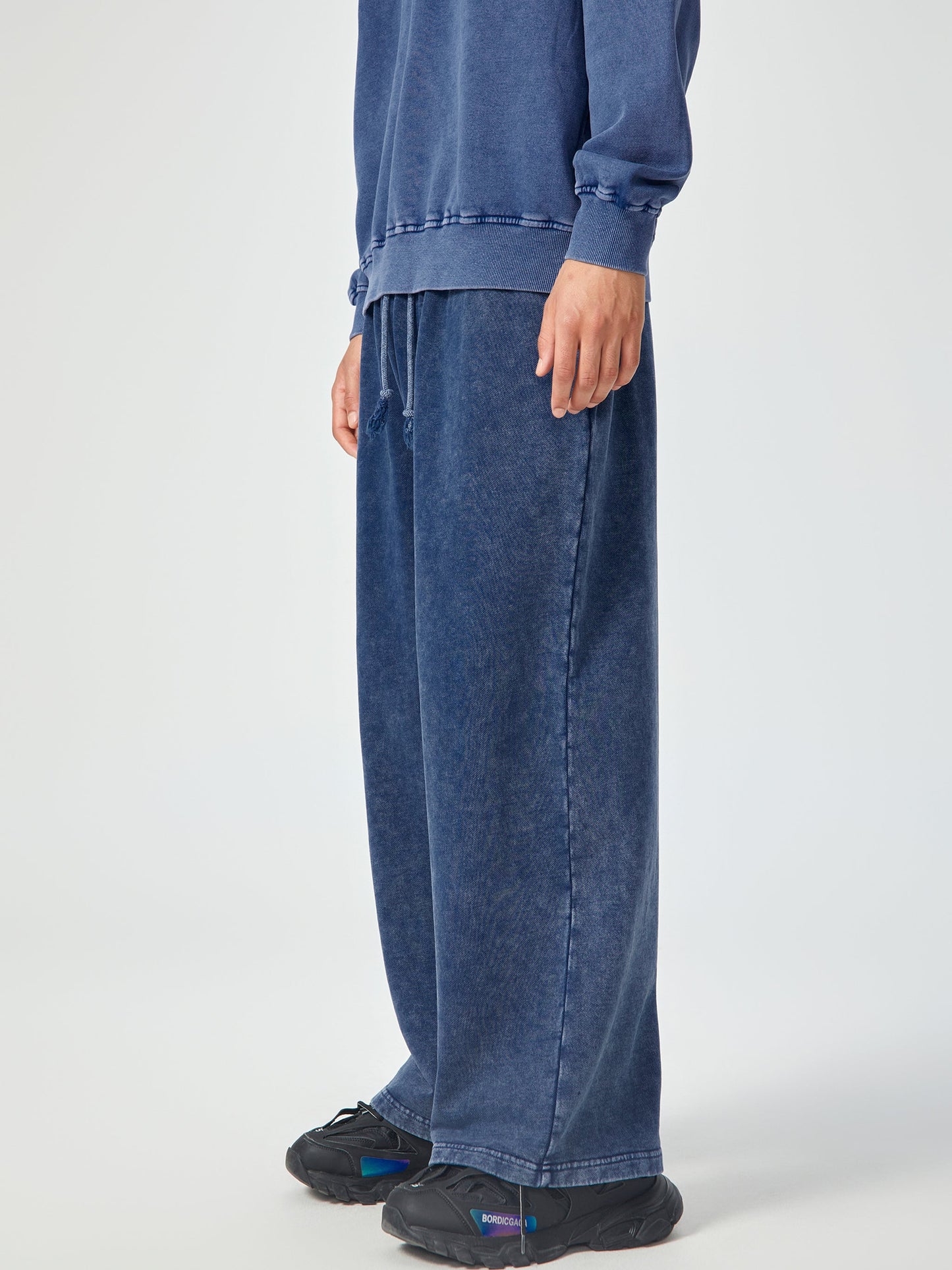 Amaru Khan Stars Acid Wash Straight Leg Pants