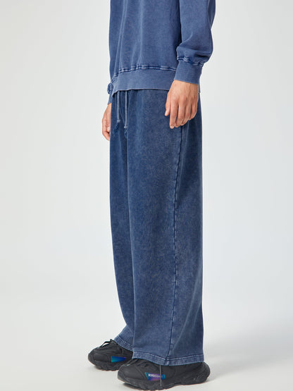 Amaru Khan Stars Acid Wash Straight Leg Pants