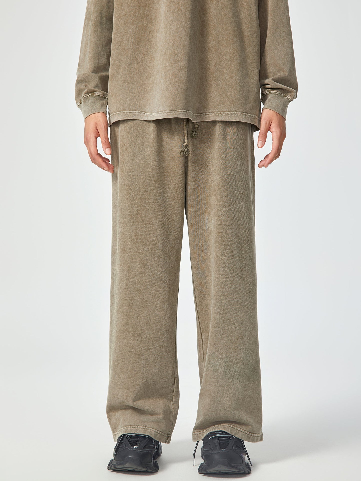 Amaru Khan Stars Acid Wash Straight Leg Pants