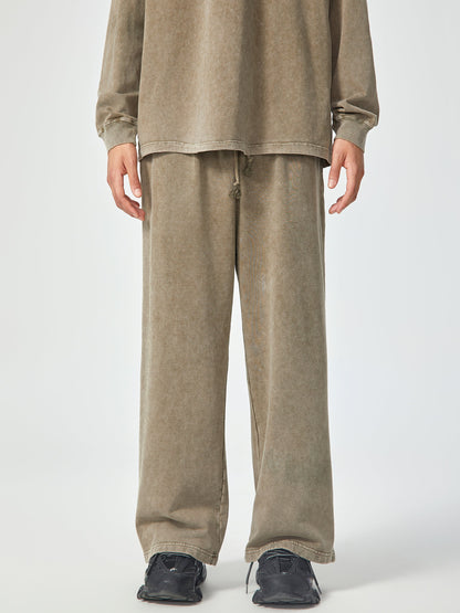 Amaru Khan Stars Acid Wash Straight Leg Pants