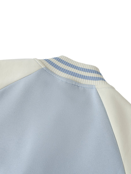 Jerry Garcia Top Hat Two Tone Raglan Sleeve Varsity Jacket