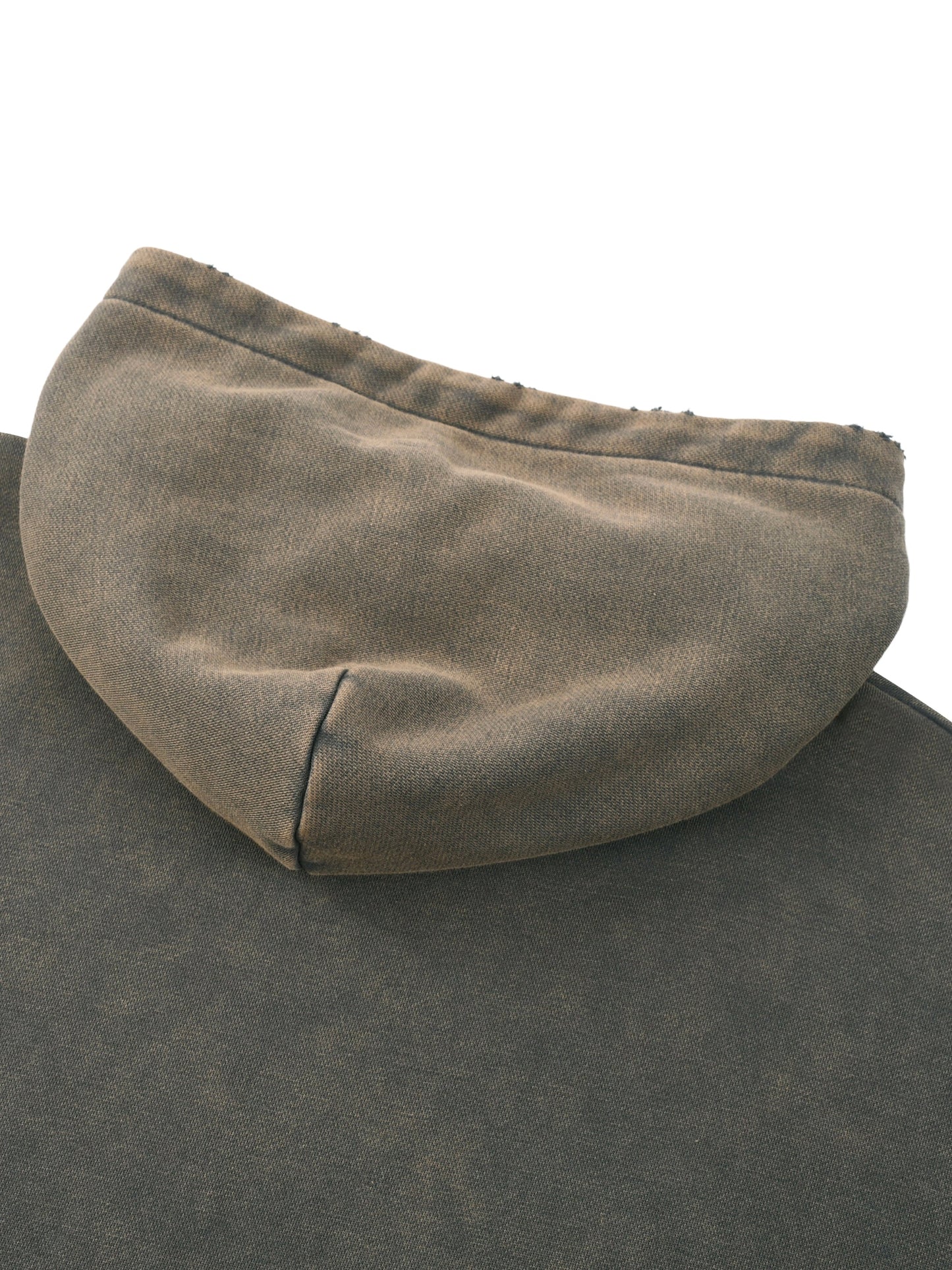 AmaruKhan O.G.'s Vintage Washed Frayed-Hem Hoodie