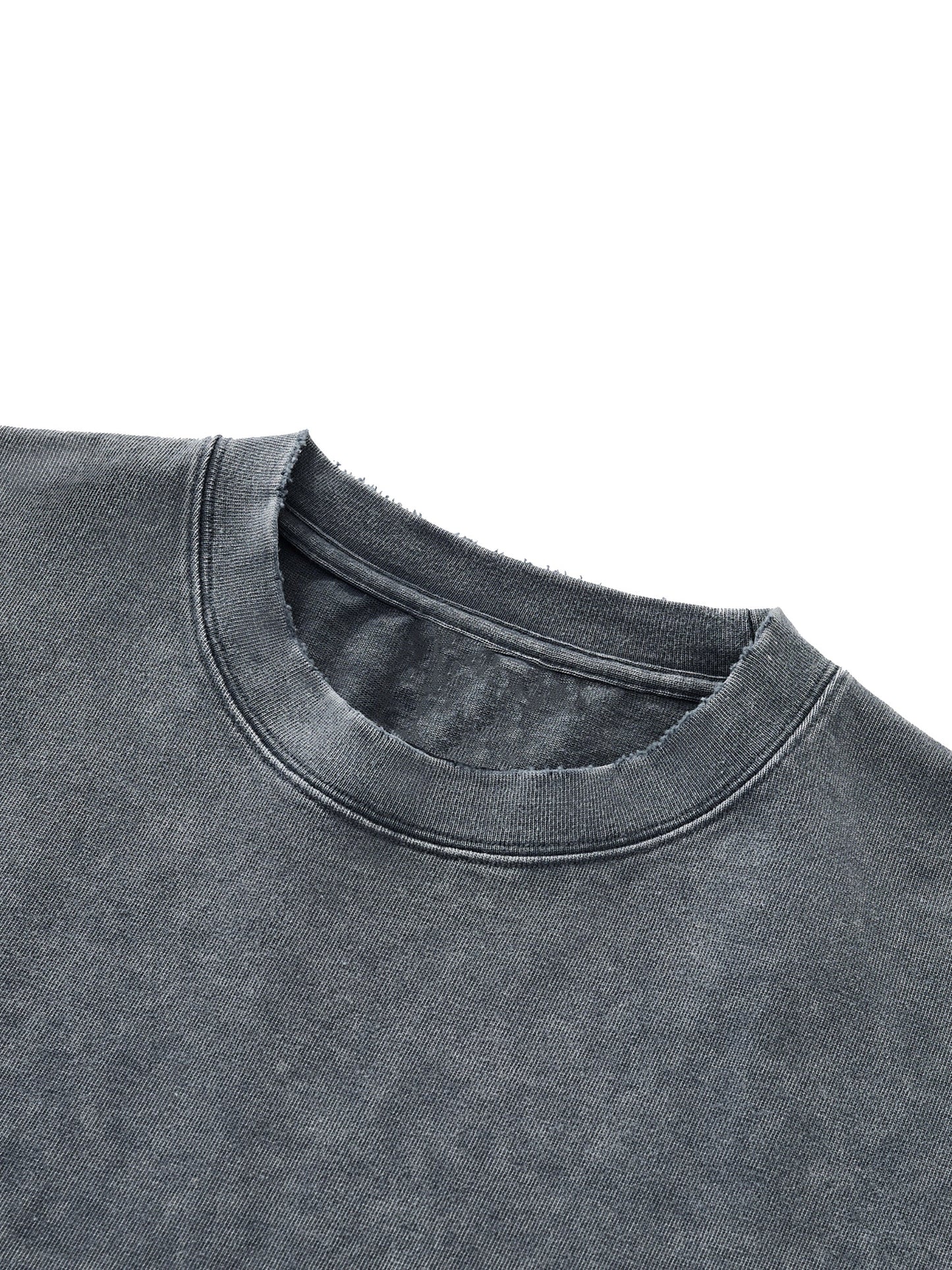 Love Pillcaso Snow Wash Raw-Hem Boxy T-shirt