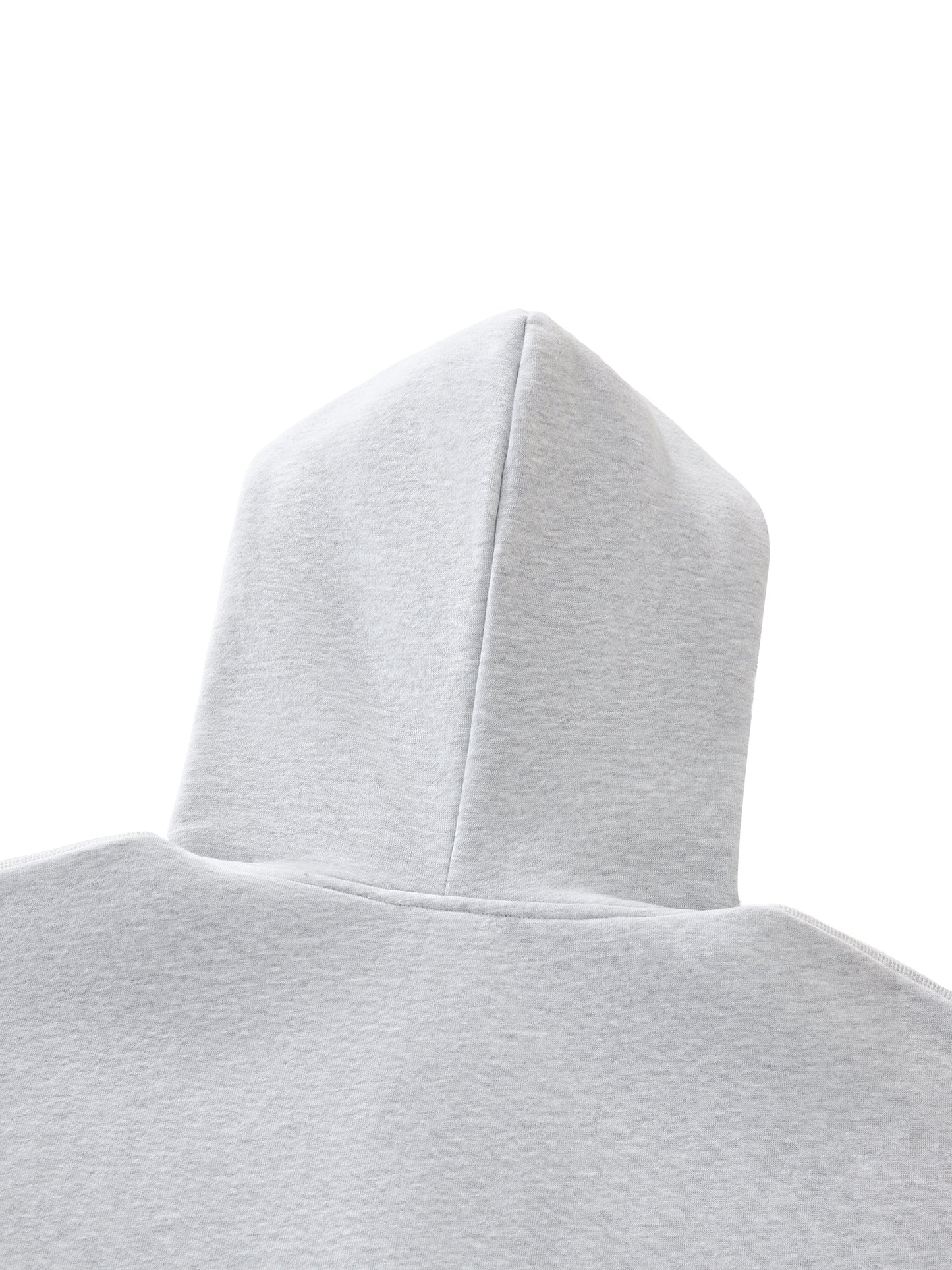 Love Bar Contrast-Stitched Boxy Fleece Zip Hoodie