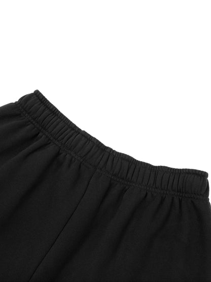 Luxury Tech Contrast-Stitched Fleece Sweatpants