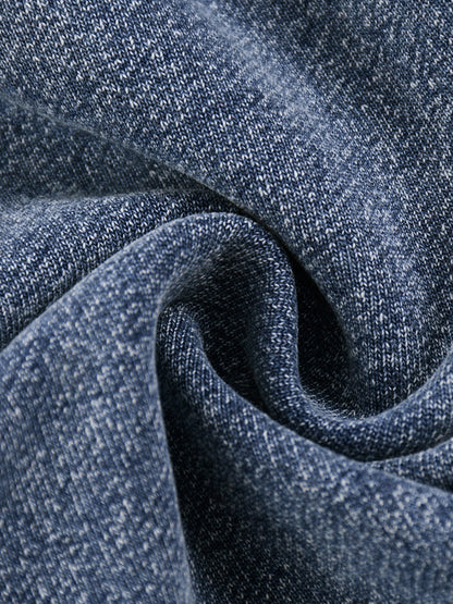 Love Bar Snow Wash Oversized Zip-Up Hoodie