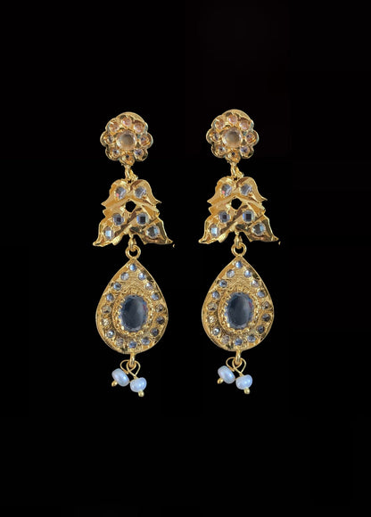 PS515 Jugni in ruby beads with fresh water pearls ( READY TO SHIP )