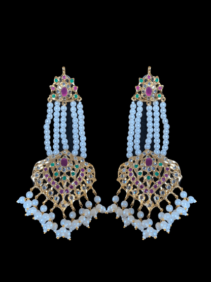 DER87 Aymara jhoomar earrings ( READY TO SHIP  )